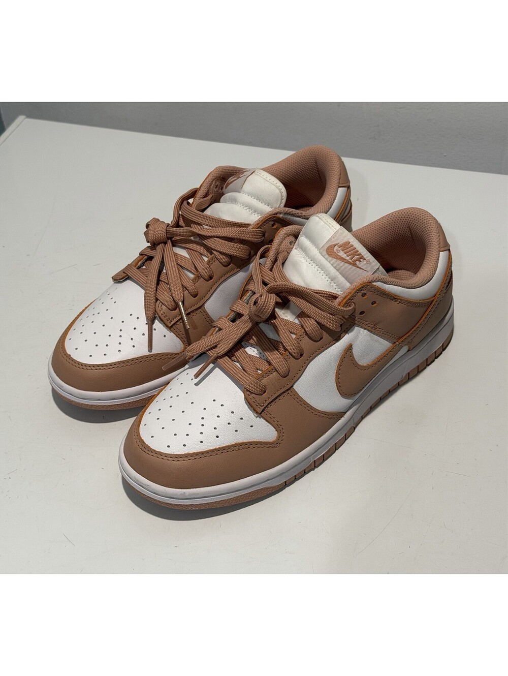 Womens Nike Dunk Low Rose Whisper Sneakers Size 9.5 / DD1503-118